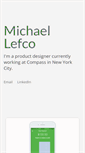 Mobile Screenshot of michaellefco.com